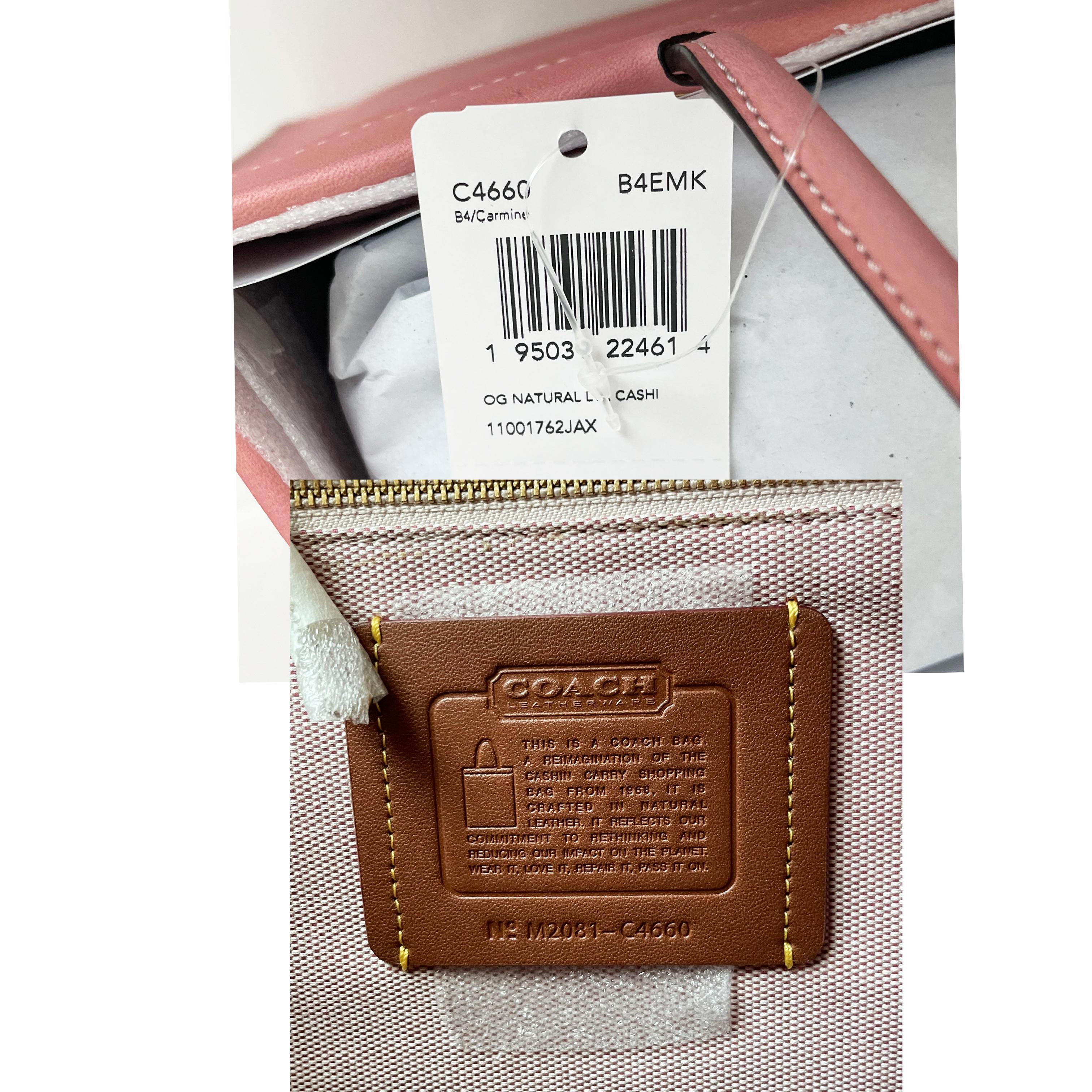 Bolso Coach Cashin Carry Tote Rosa Coach Originals Bonnie Cashin Remake NWT NIB en venta 11