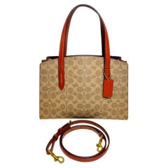 Coach Charlie Carryall 28 Signature Coated Canvas Bag