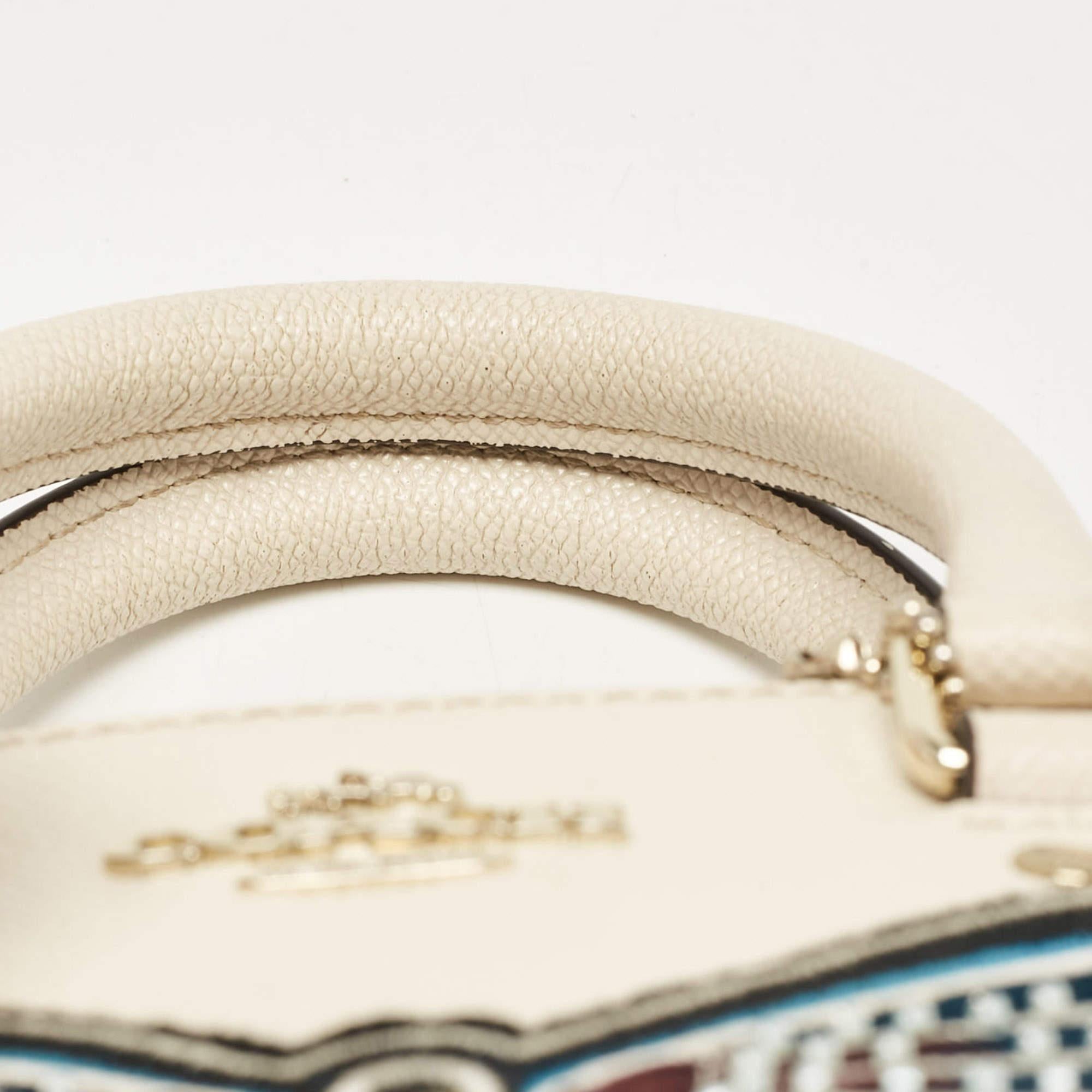 Coach Cream Leather Sierra Butterfly Satchel 2
