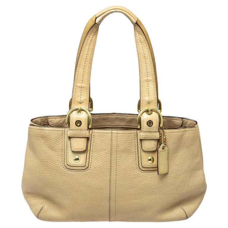 Coach purse cream Clearance
