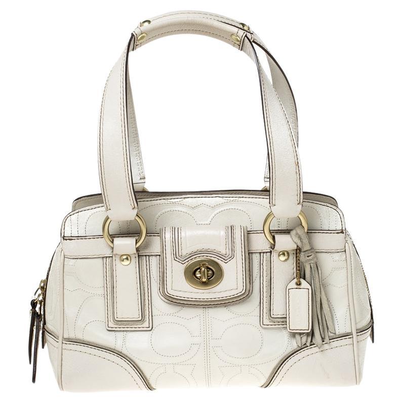 coach turnlock satchel