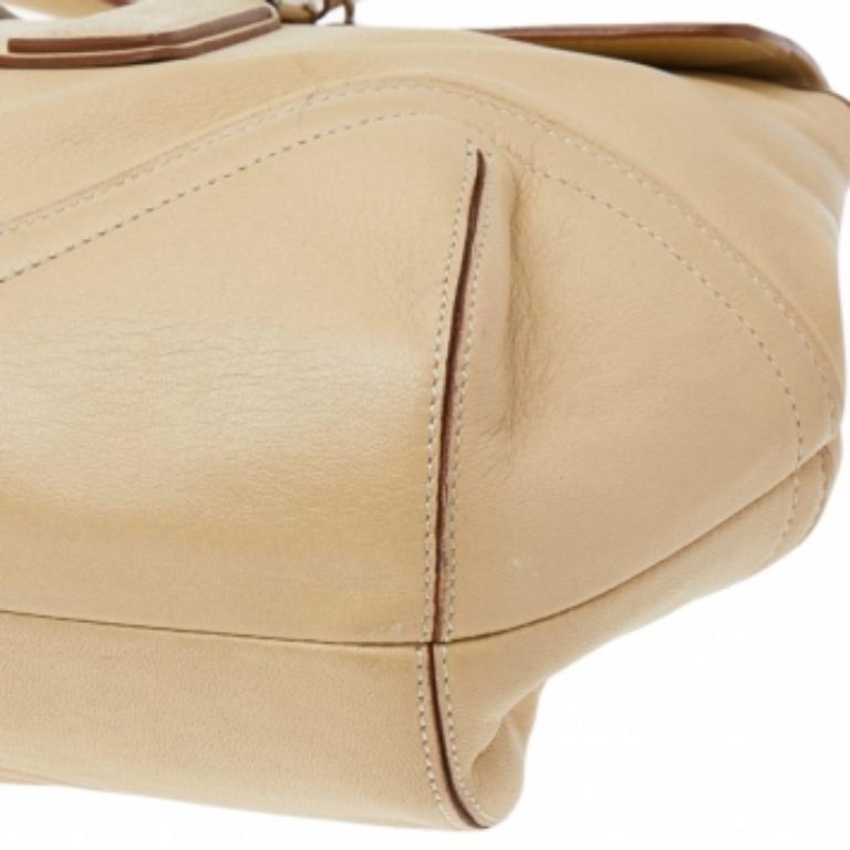 Coach Cream Soho Hamptons Buckle Leather Satchel 2