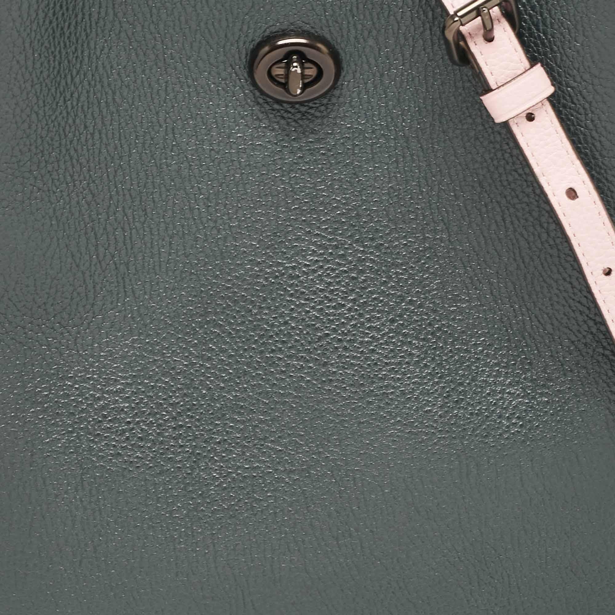 Women's Coach Dark Green Leather Willow Bucket Bag