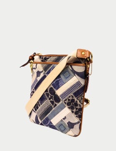Coach Denim Patchwork Crossbody Bag