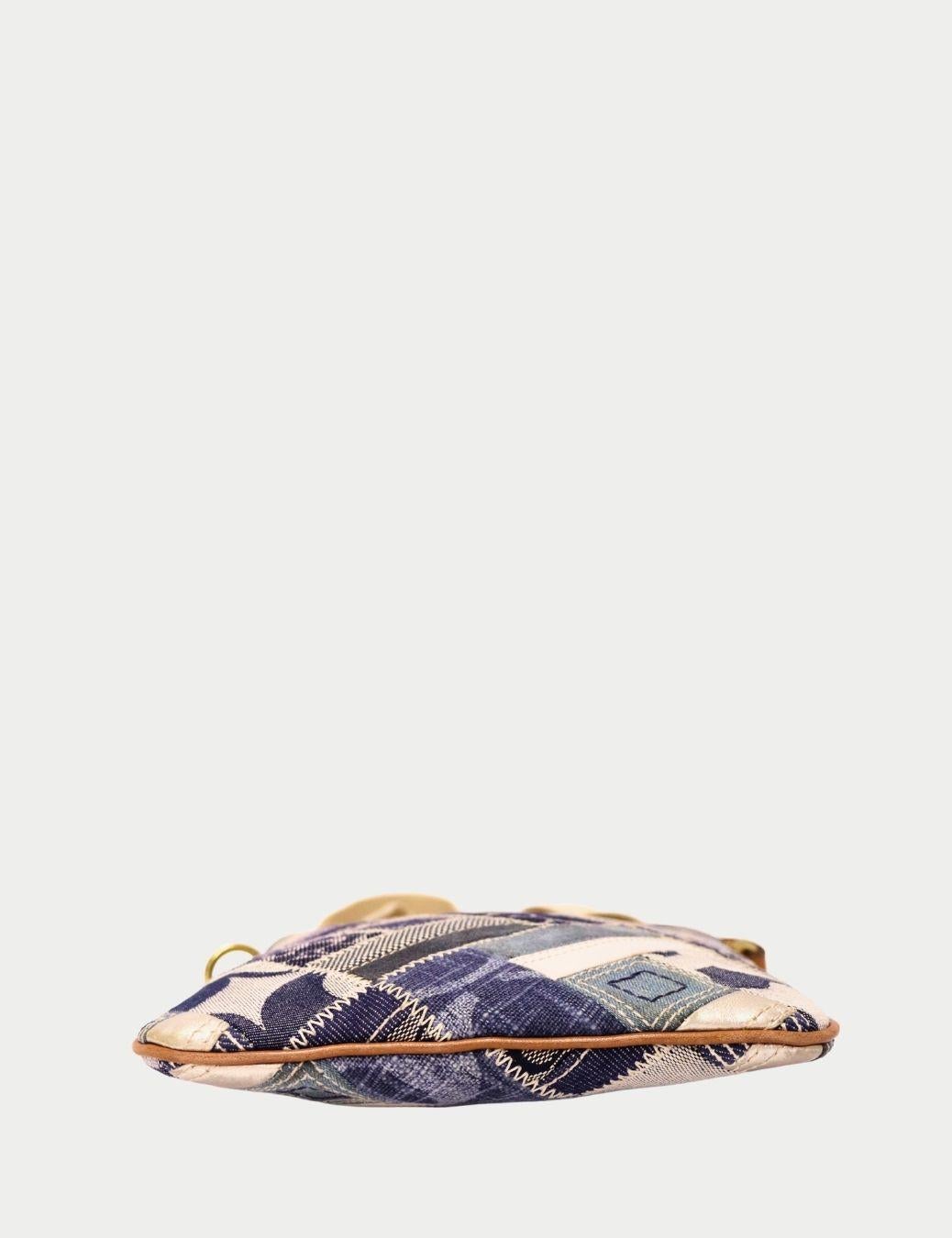 Borsa a tracolla Coach Denim Patchwork In condizioni discrete in vendita a Amman, JO