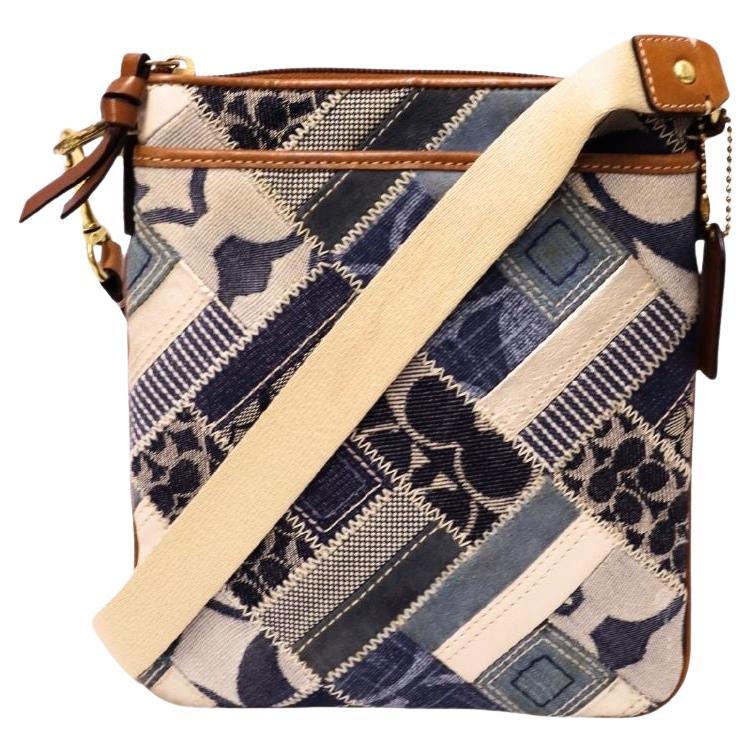 Coach Denim Patchwork Crossbody Bag
