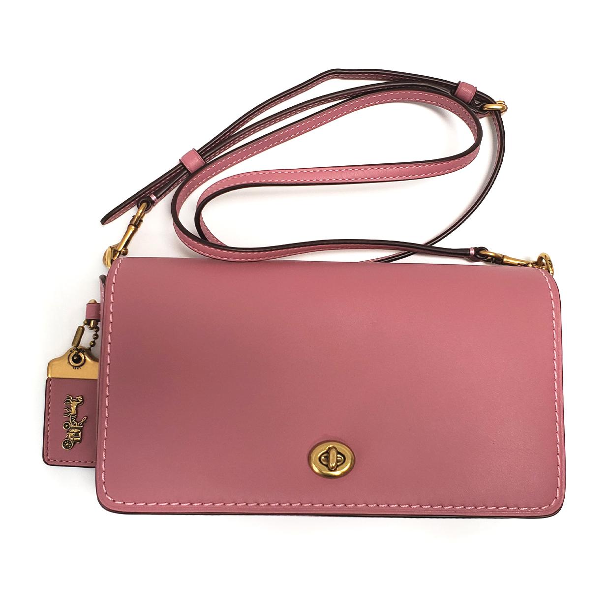 coach pink crossbody bag