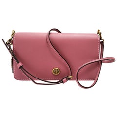 NEW Coach Pink Tabby Chain Clutch Leather Clutch Crossbody Bag For Sale at  1stDibs