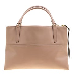 Coach Dusty Pink Leather Satchel