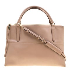 Coach Dusty Pink Leather Satchel