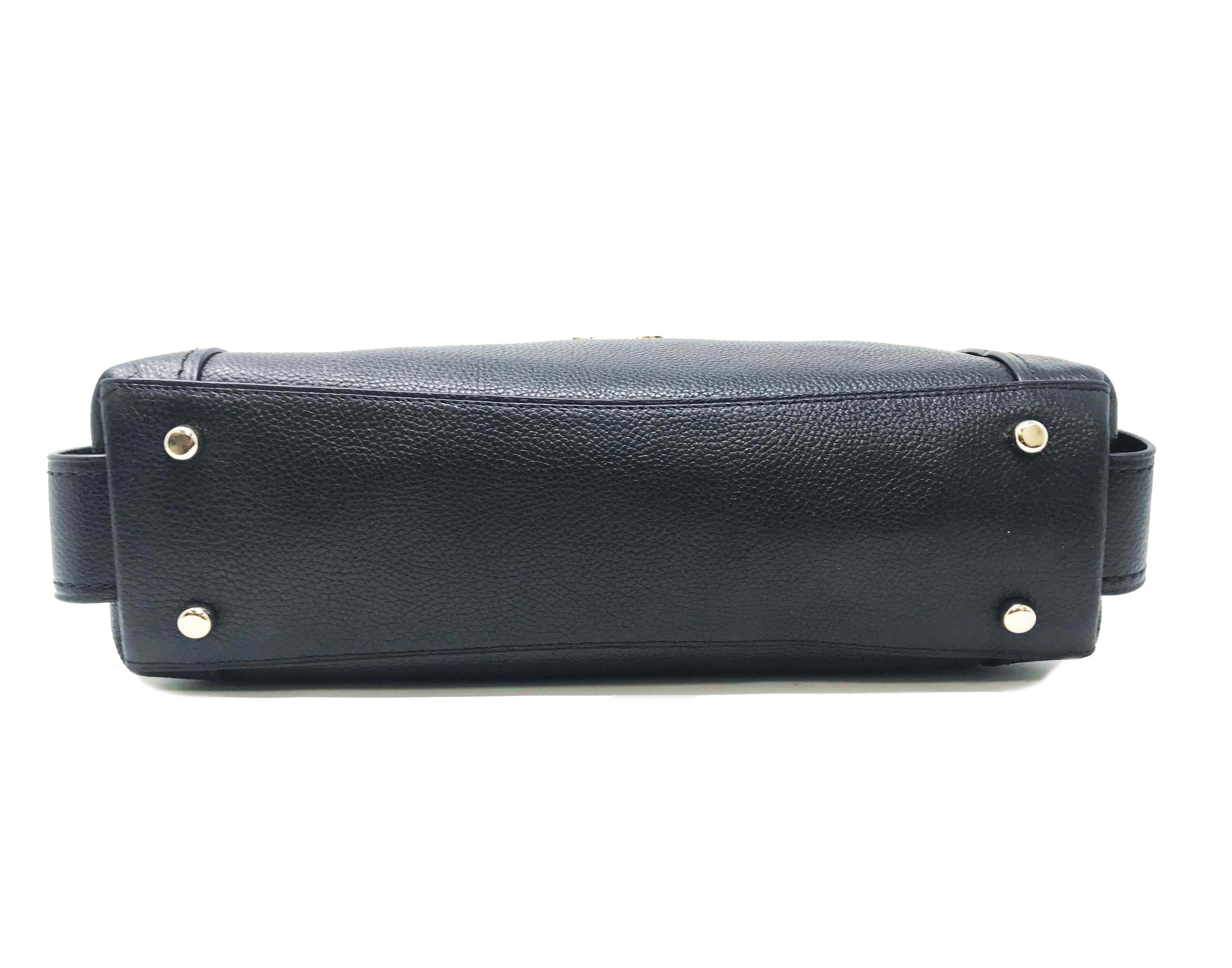 Women's Coach Edie Shoulder Bag 31 57125 Pebble Black Ladies Shoulder Bag