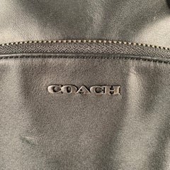 COACH Ethan Pack Black Leather Sling Bag