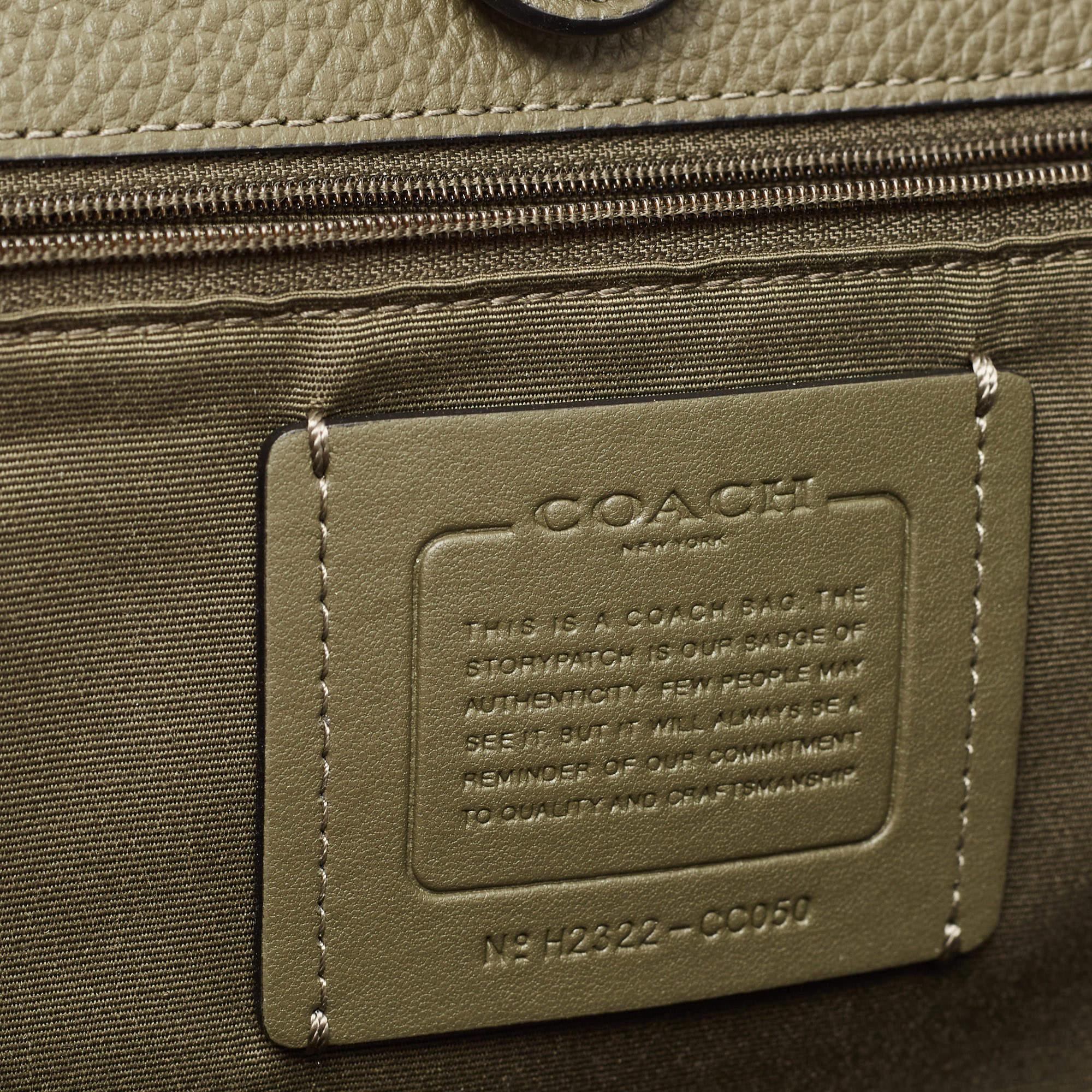 Coach Green Leather Cameron Tote Bag 4