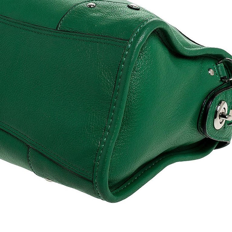 Coach Green Leather Mini Rhyder 33 Satchel For Sale at 1stDibs ...