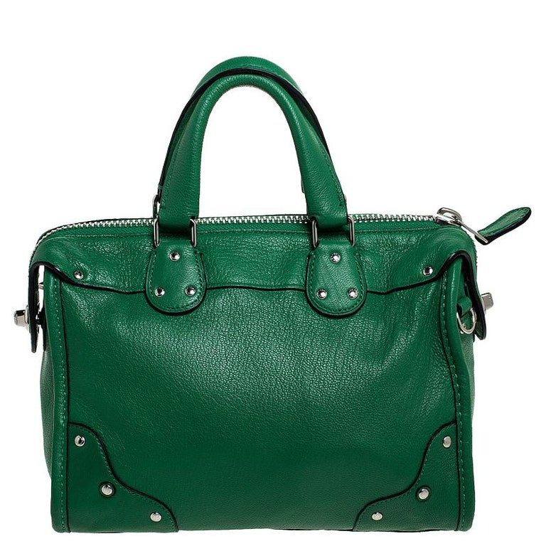 coach green mini bag