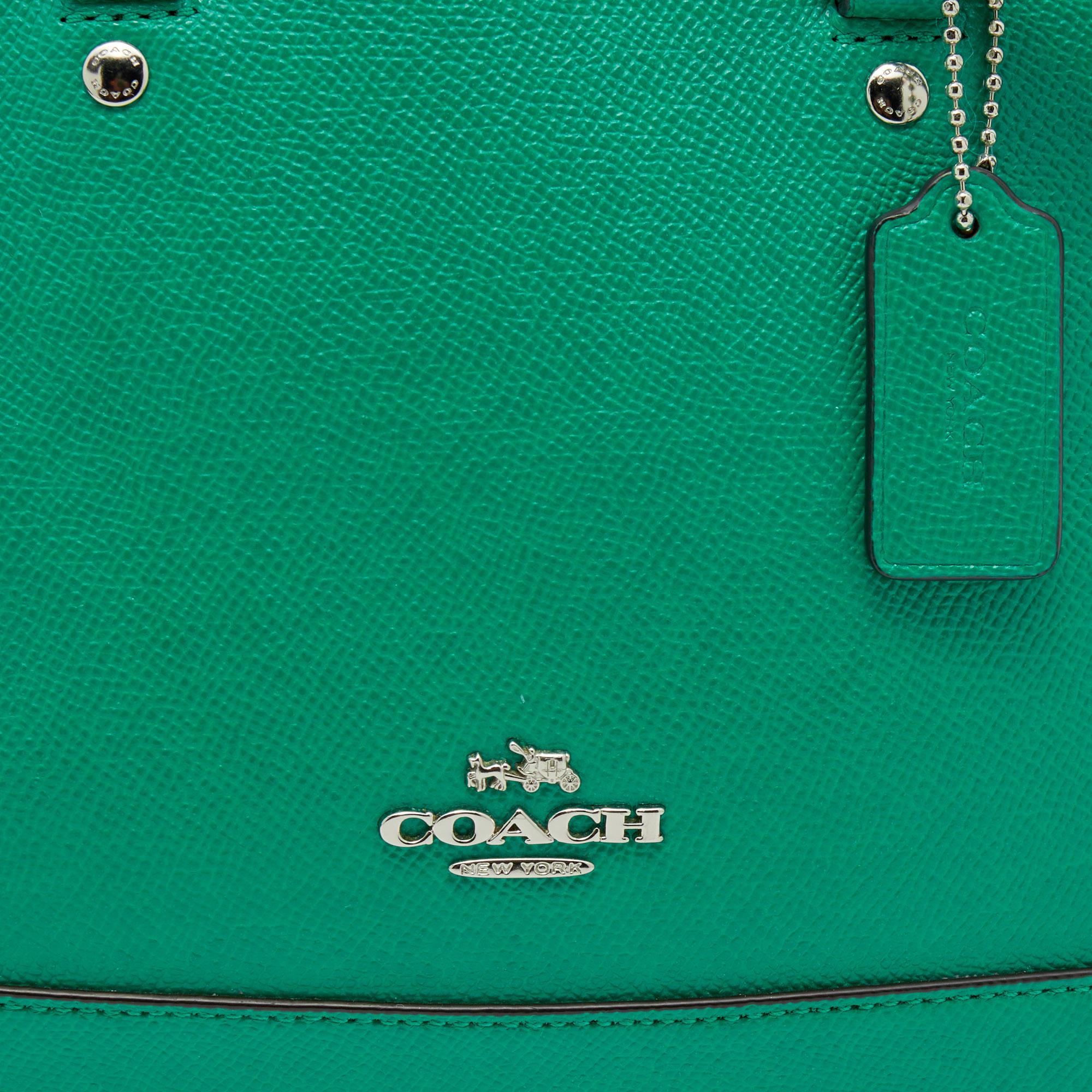 Coach Green Leather Sierra Satchel 1