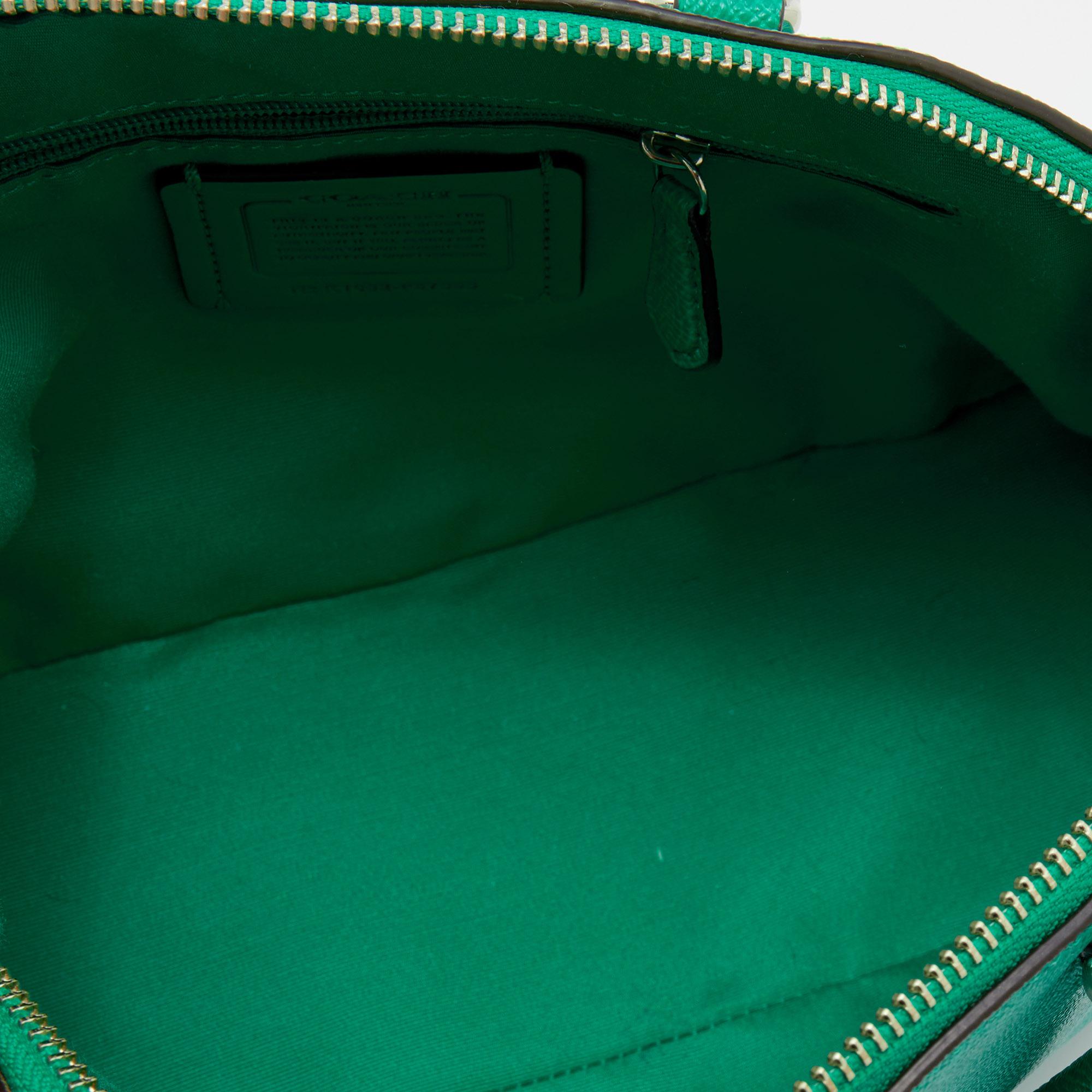 Coach Green Leather Sierra Satchel 2