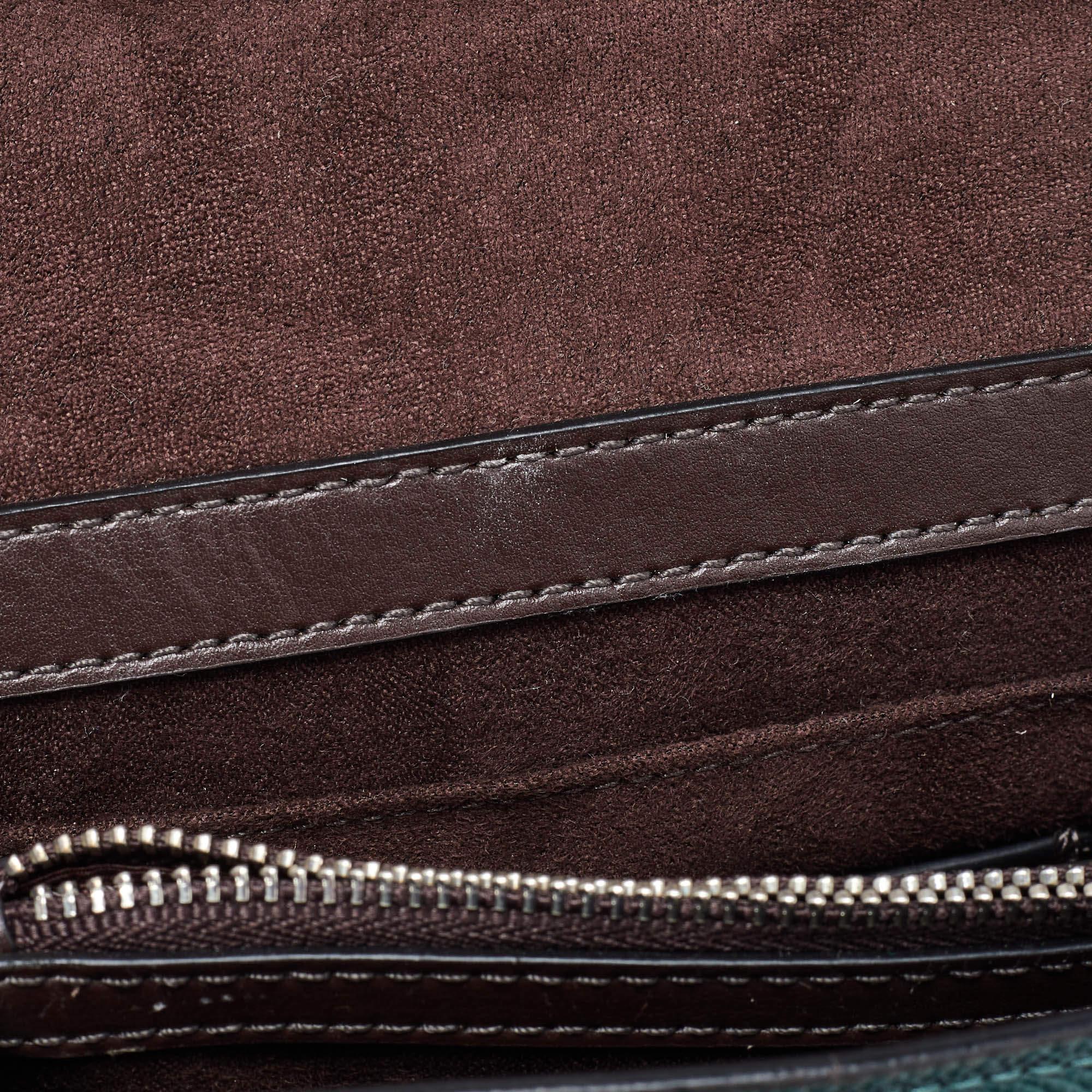 Coach Green Leather Tilly Top Handle Bag 3