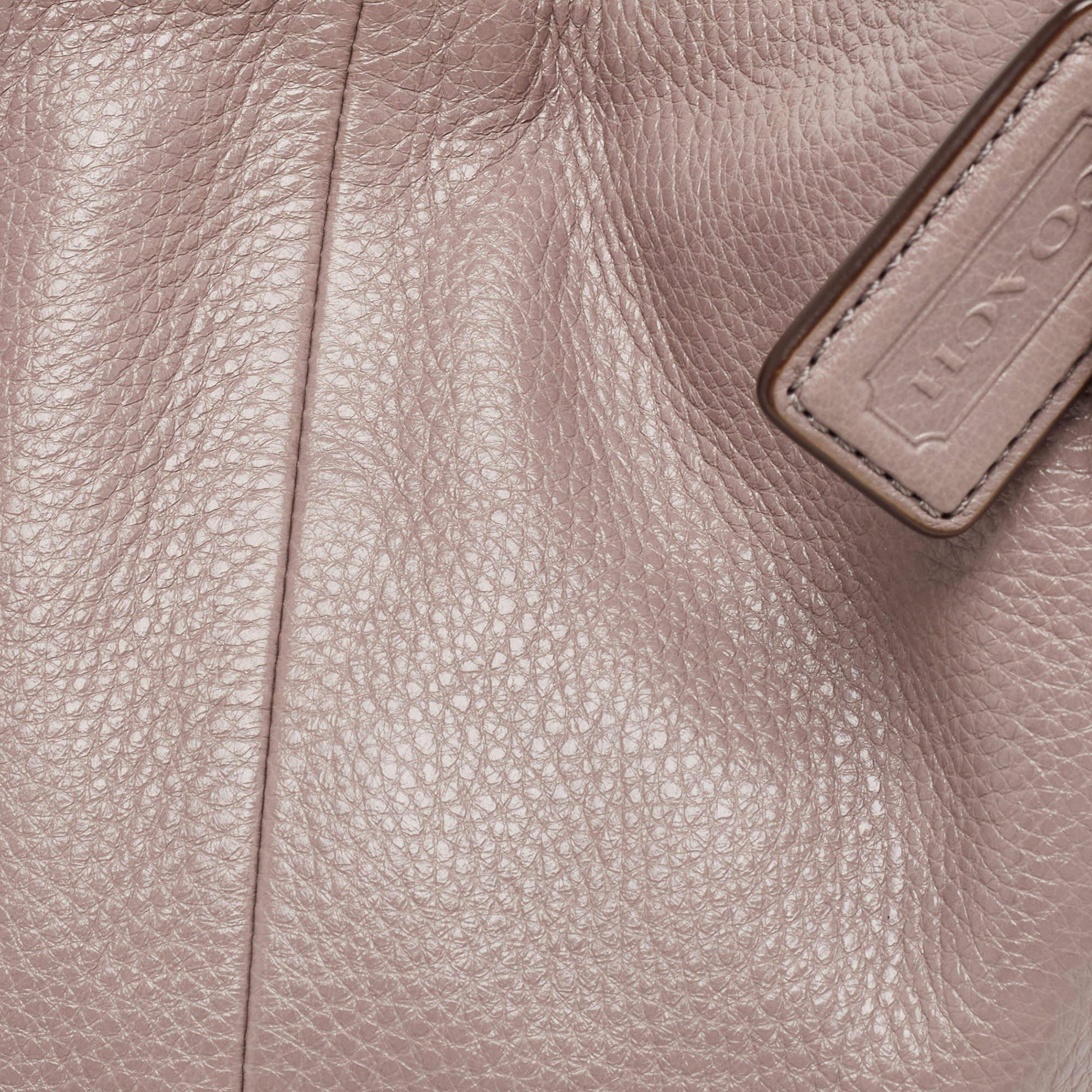 Women's Coach Grey Leather Edie Shoulder Bag
