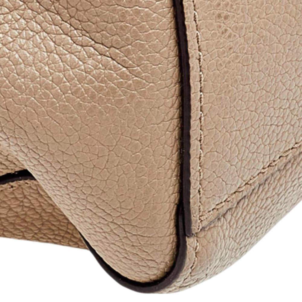 Coach Grey Leather TurnLock Tote 4