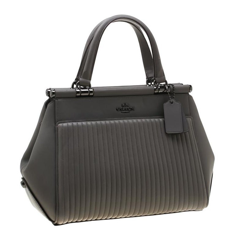 coach handbags gray