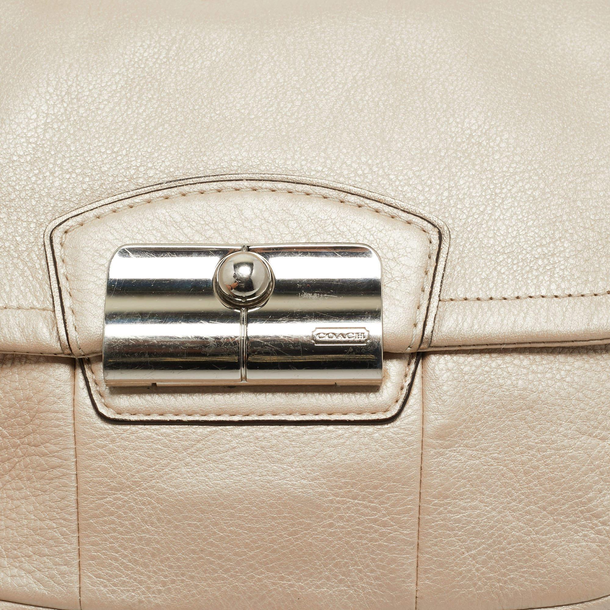 Women's Coach Ivory Leather Kristin Hobo For Sale
