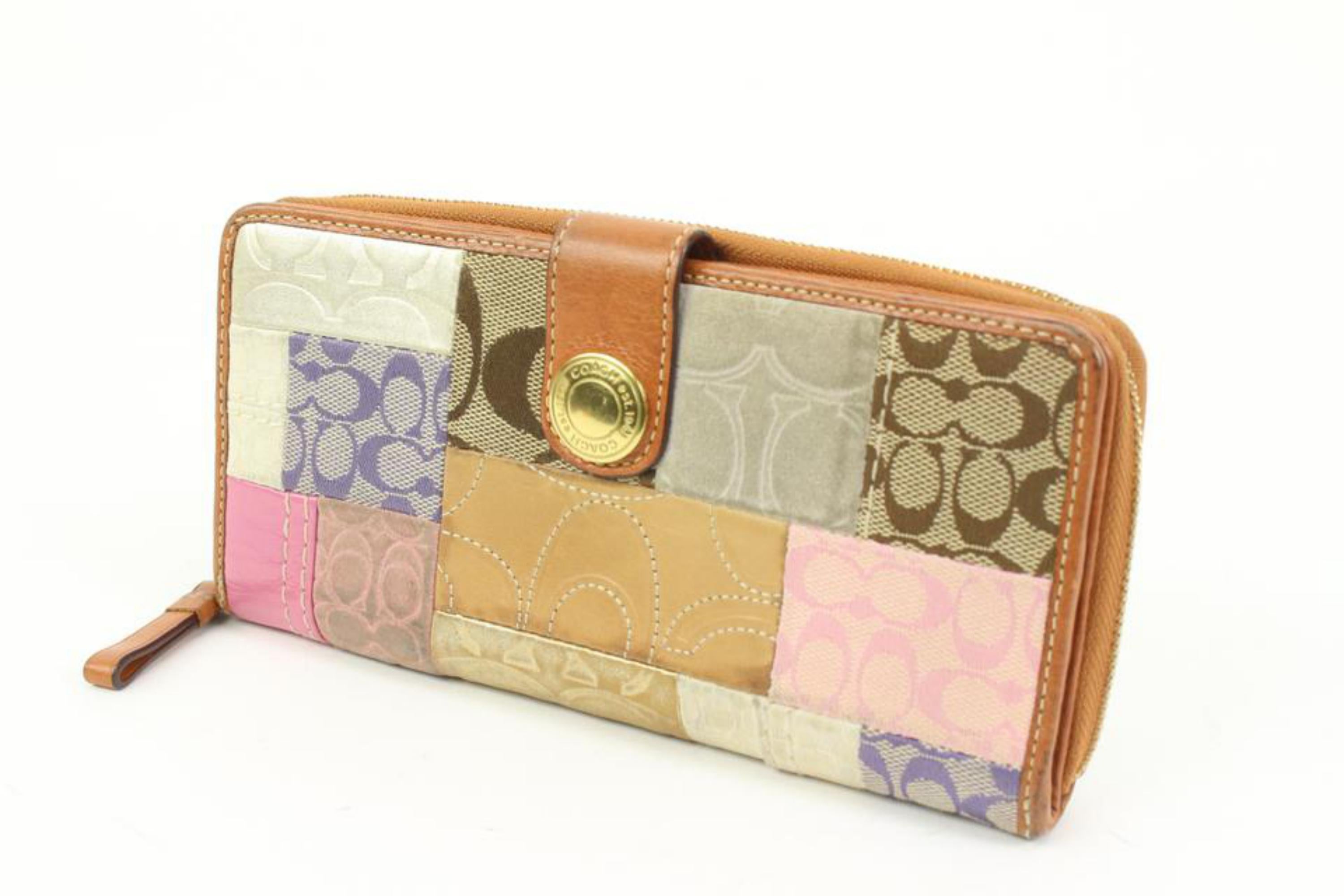 Coach  K0893-F41211 Patchwork Long Zippy Wallet Zip Around s330co28
Date Code/Serial Number: K0893-F41211
Made In: China
Measurements: Length:  7.5