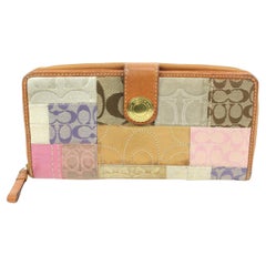 Coach  K0893-F41211 Patchwork Long Zippy Wallet Zip Around s330co28