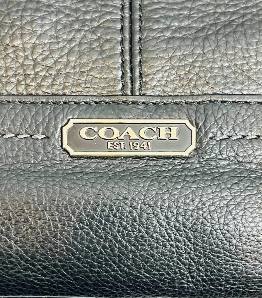 Coach Leather Tote Bag For Sale 2