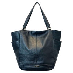 Used Coach Leather Tote Bag