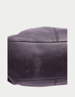 Coach Lexy Shoulder Bag in Black Pebble Leather