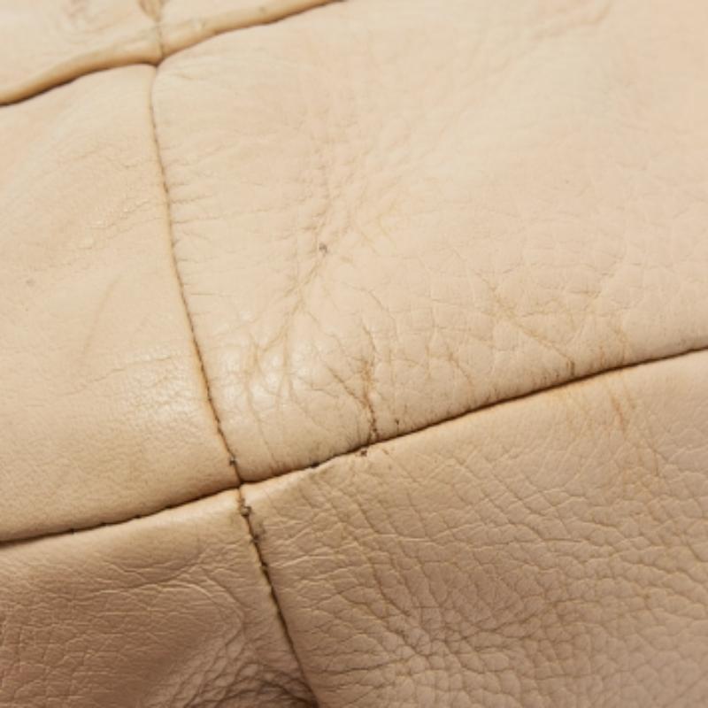 Coach Hobo Penélope de piel beige claro/blanco en venta 5