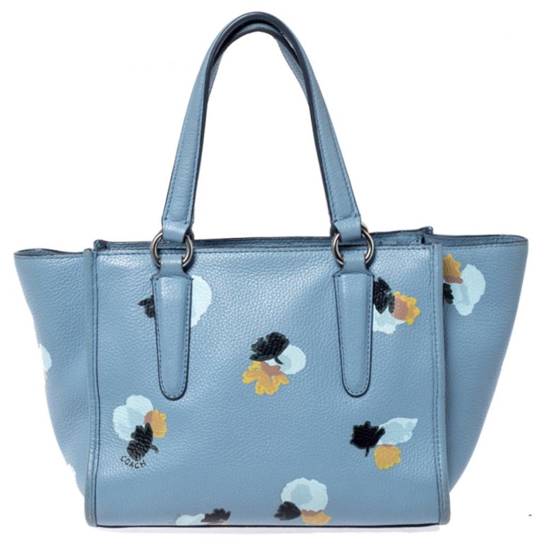 Coach Printed Leather Tote Bag