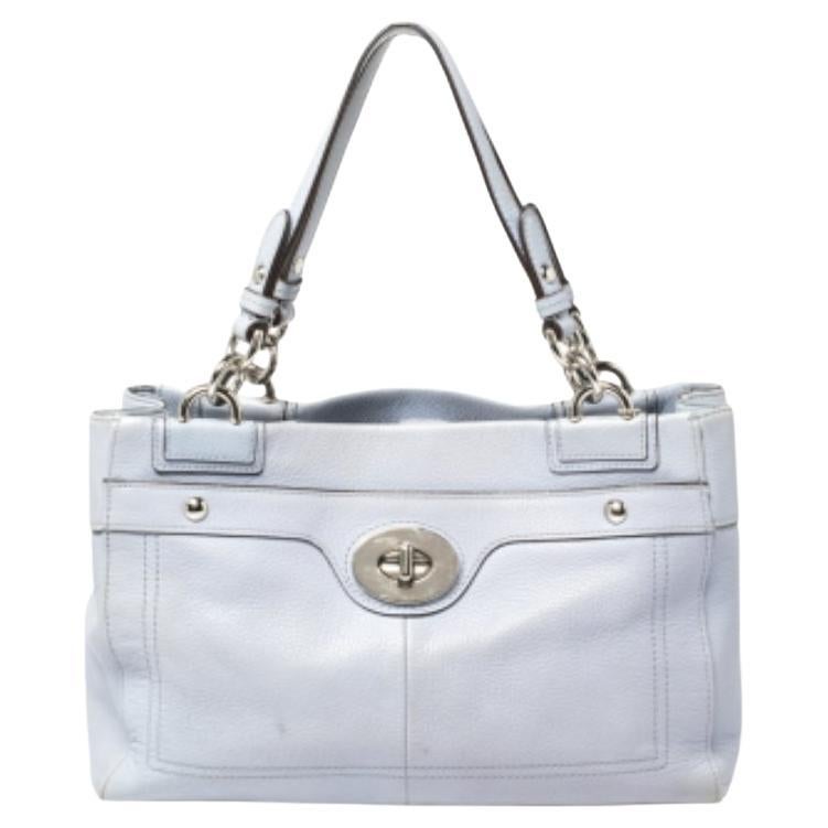 Coach Lilac Leather Penelope Tote For Sale