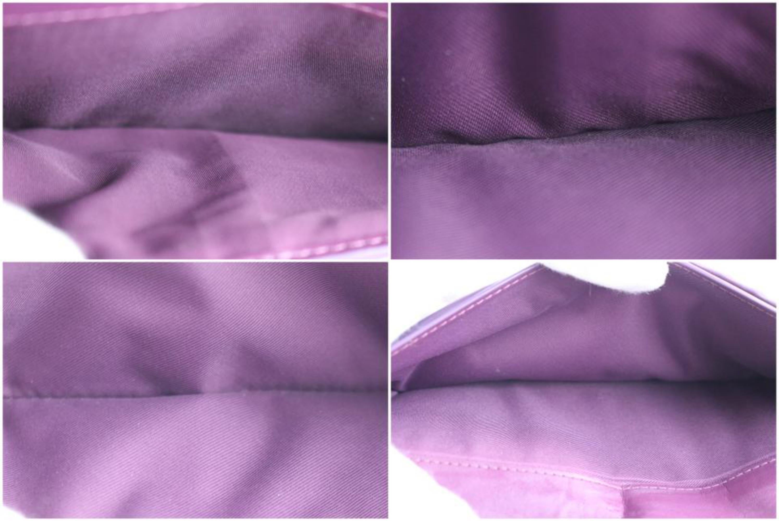 Women's Coach Long Wallet Zippy Bifold 28mr0308 Purple Leather Clutch For Sale