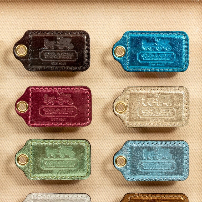 Coach Luggage Tag Store Display From NYC Store For Sale at 1stDibs