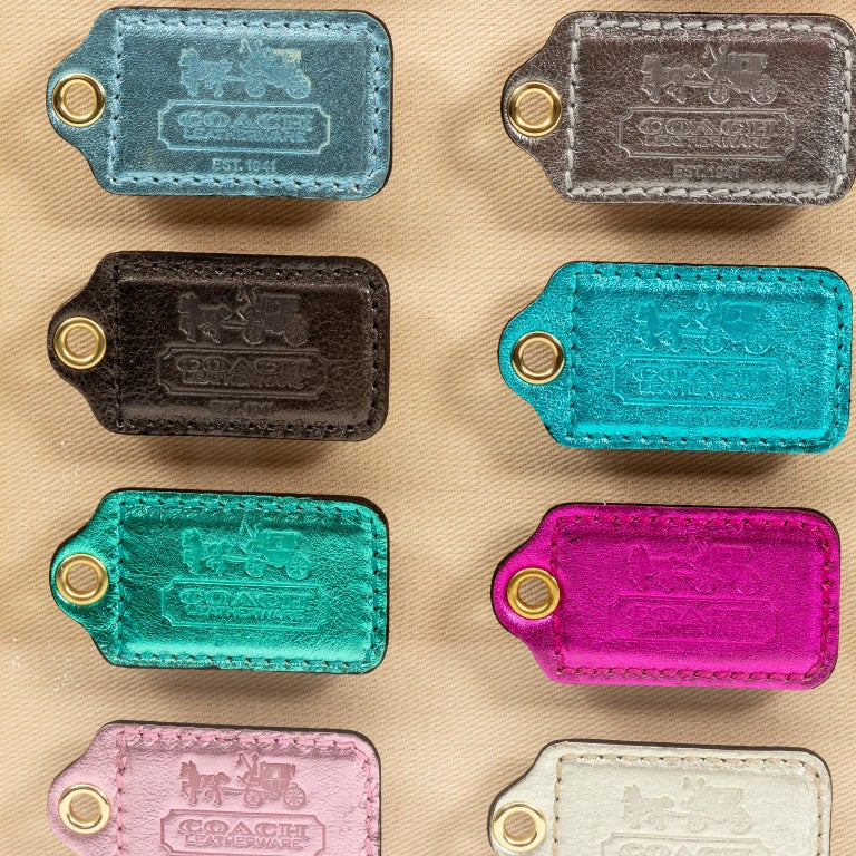 Coach Luggage Tag Store Display From NYC Store For Sale at 1stDibs