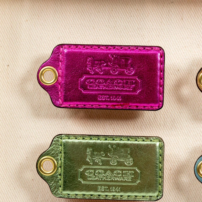 Coach Luggage Tag Store Display From NYC Store For Sale at 1stDibs