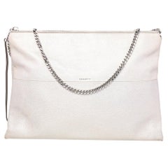 Coach Metallic Creme Leder High Rise Umhängetasche