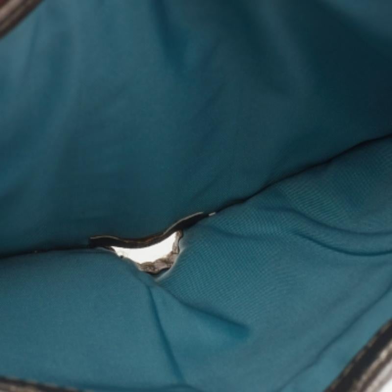 Marrone Portafoglio compatto in pelle oro metallizzato Coach