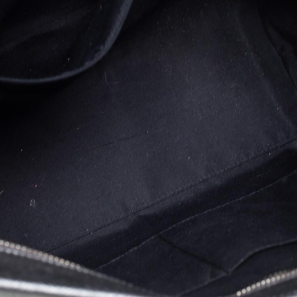 Coach Metallic Grey Leather City Zip Tote 2