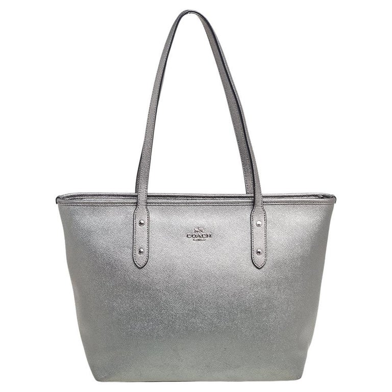 Coach Pink Metallic City Leather Tote, Best Price and Reviews