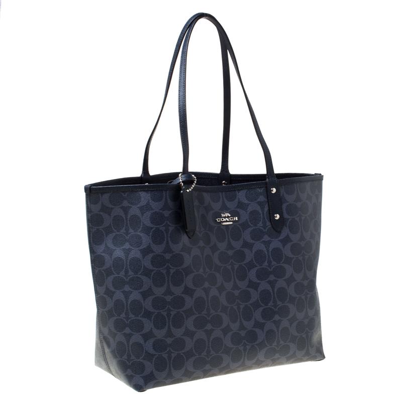 coach city tote blue