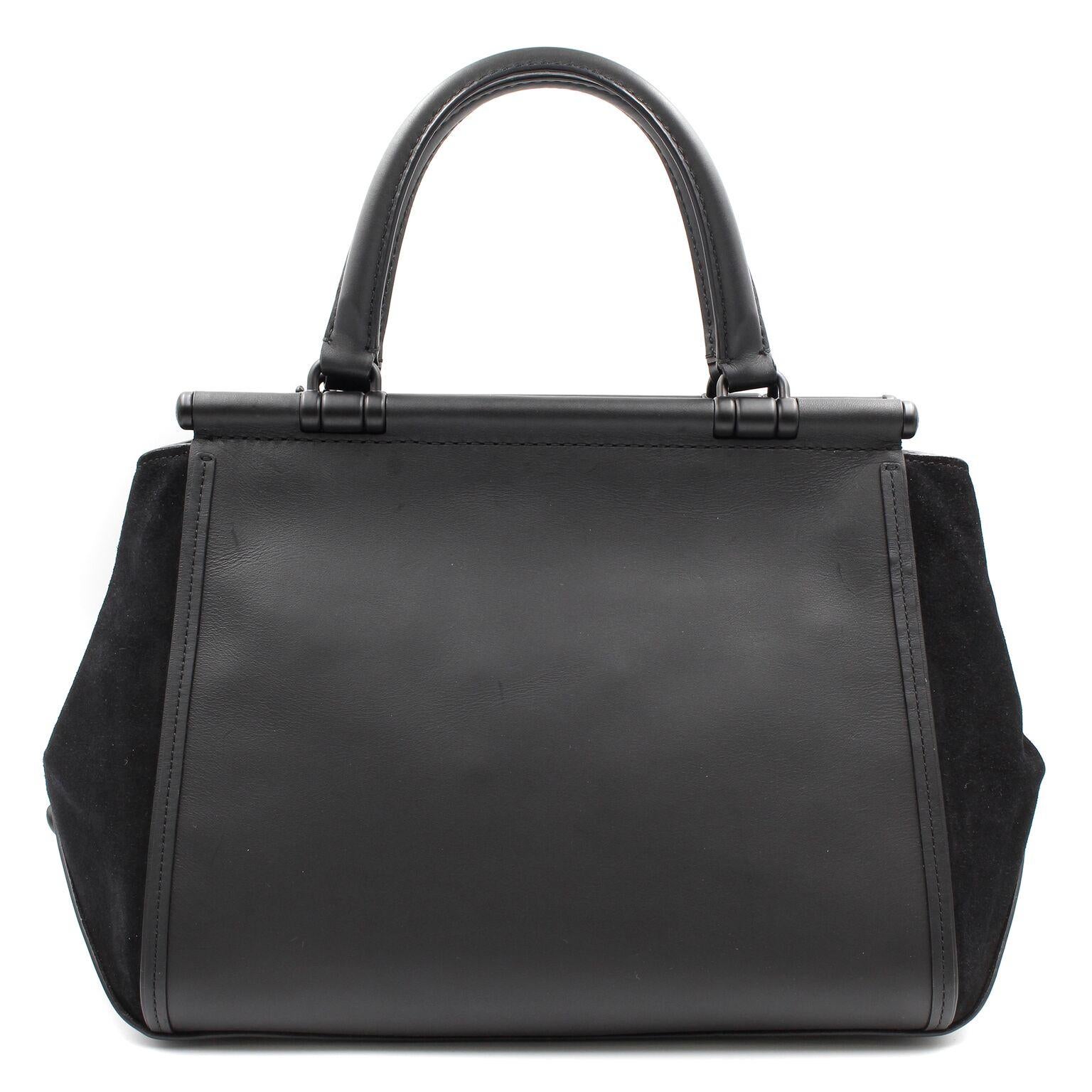 Coach Mixed Leather Drifter Carryall Leather Black Womens Bag