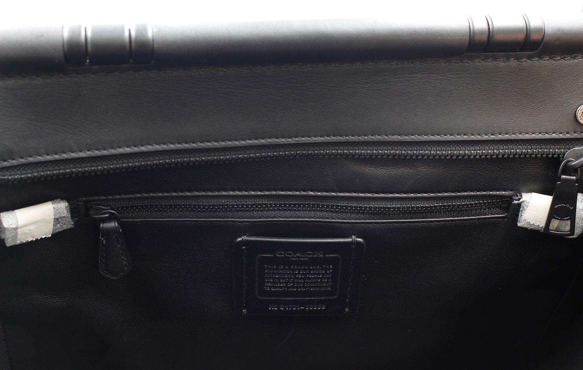 Coach mixed deals leather drifter carryall