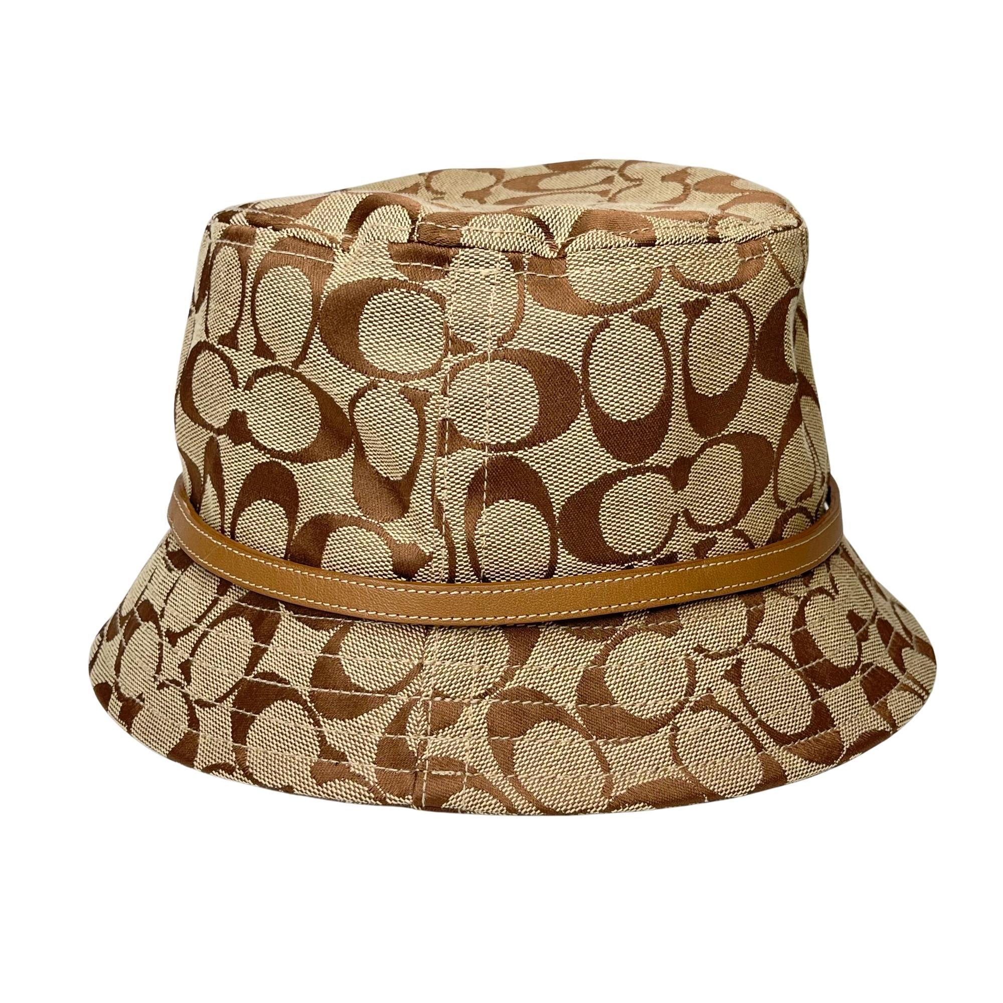 COLOR: Brown
MATERIAL: Cloth
MEASURES: circumference  21”
CONDITION: Excellent - hat is pristine.