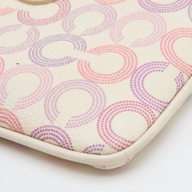 Bolso de mano Coach de lona revestida multicolor en venta 2