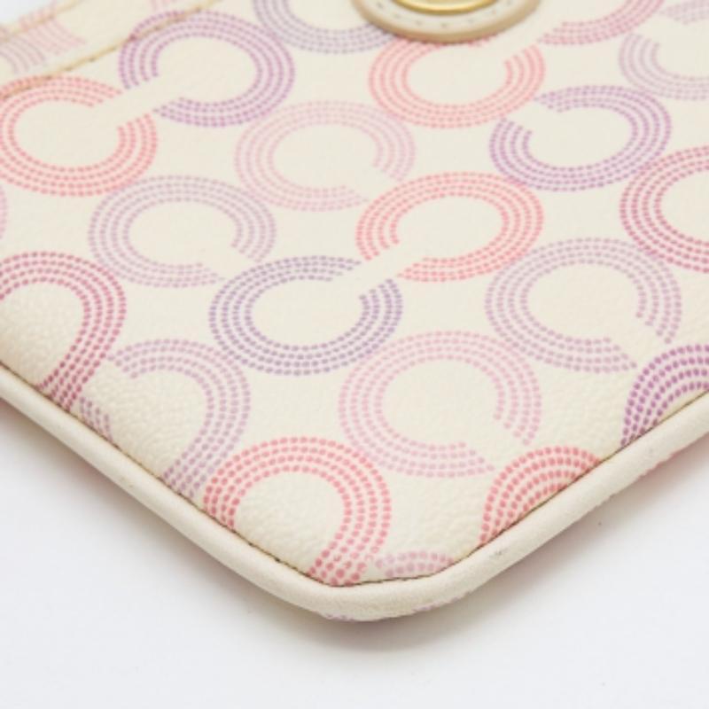 Bolso de mano Coach de lona revestida multicolor en venta 3