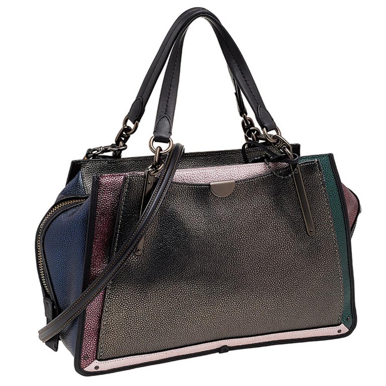 Coach Multicolor Leather Dreamer 36 Satchel at 1stDibs
