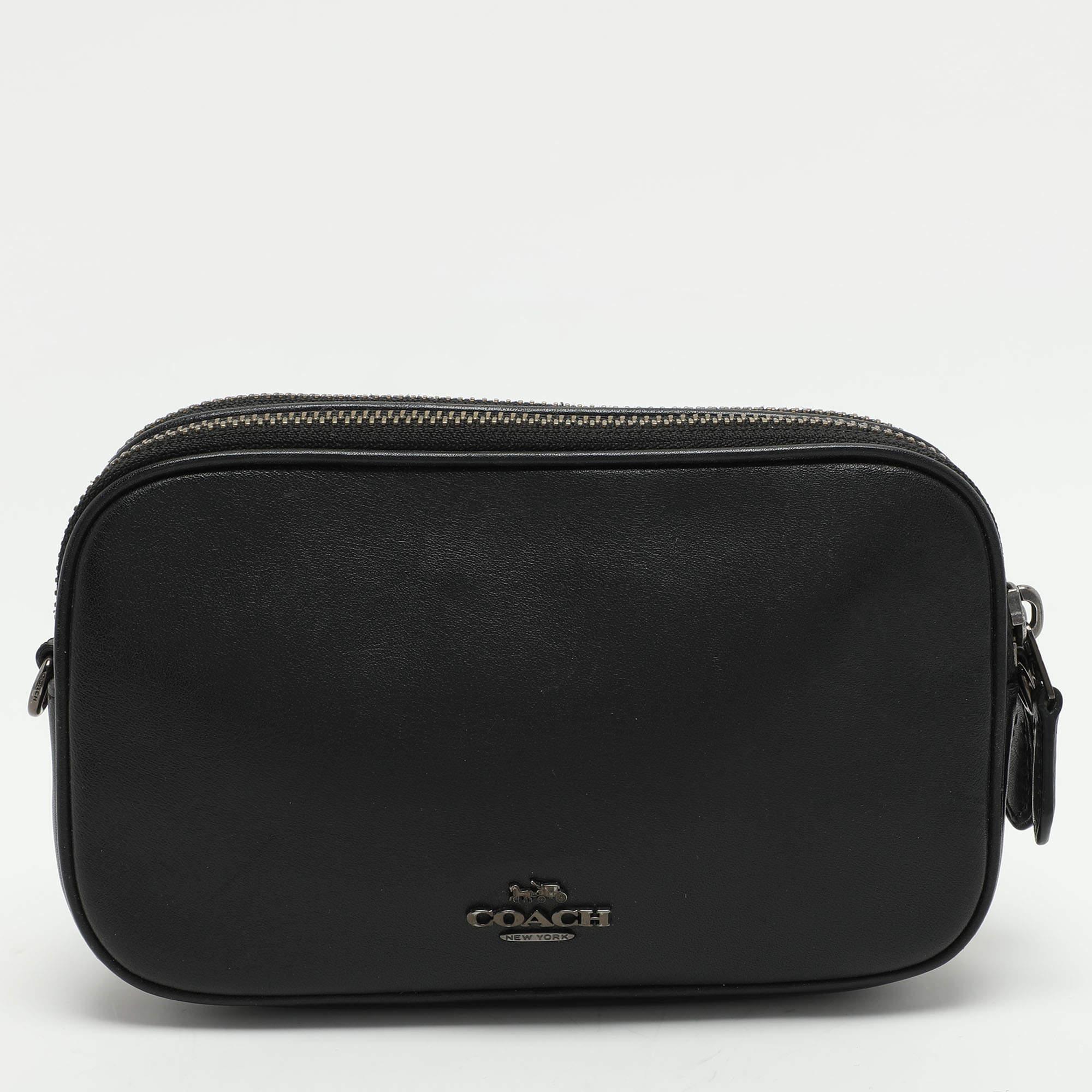 Coach Multicolor Leather Sadie Flower Applique Crossbody Bag In Good Condition In Dubai, Al Qouz 2